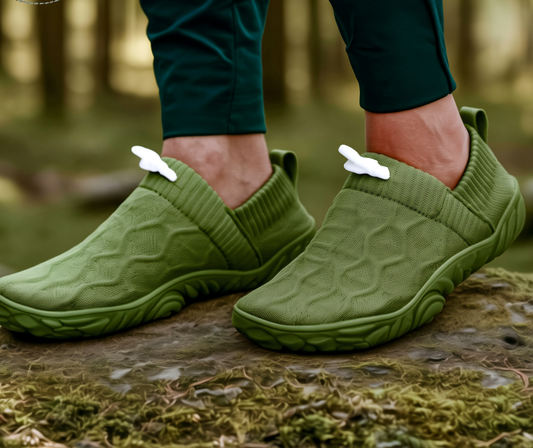Chaussures Minimalistes Slip-On — Vert