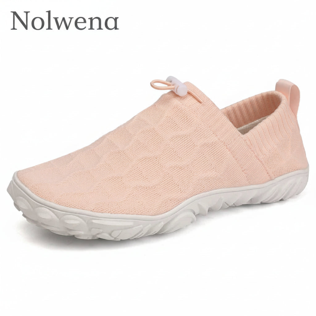 Chaussures minimalistes Slip-On rose sans lacets