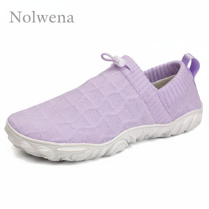 Chaussures minimalistes Slip-On violet sans lacets