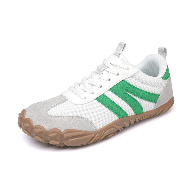 Chaussures minimalistes Nolwena Classic blanc et vert