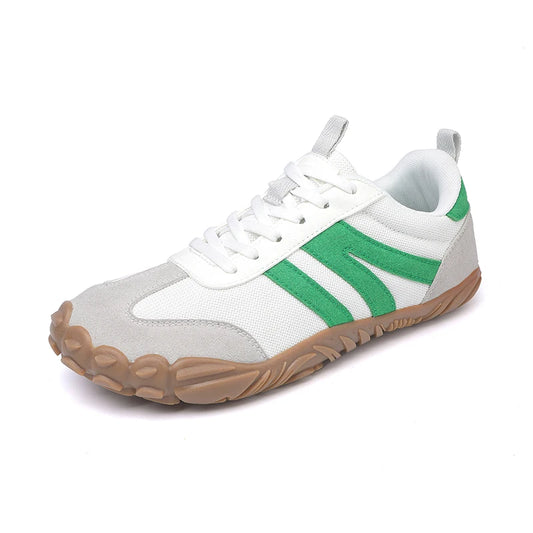Chaussures minimalistes Nolwena Classic blanc et vert