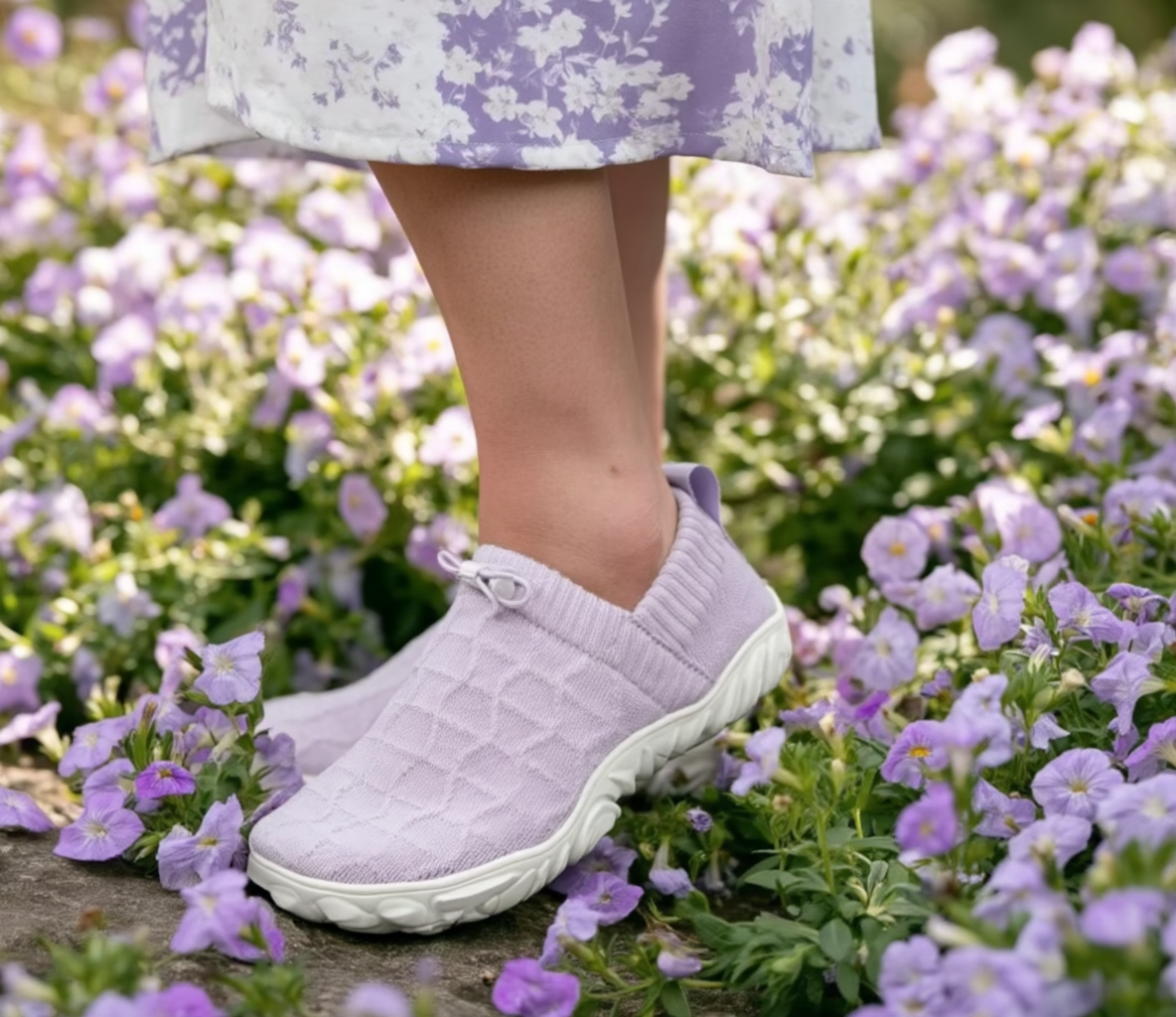 Chaussures Minimalistes Slip-On — Violet
